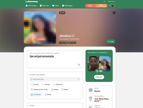 Eharmony Profilo