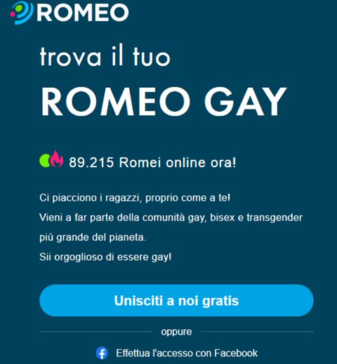 romeo- registrazione