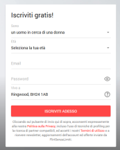 FlirtiSenzaLimiti Registrazione