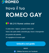 PlanetRomeo Registrazione