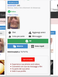 AdultFriendFinder Profilo