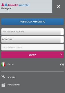 Bakecaincontri App