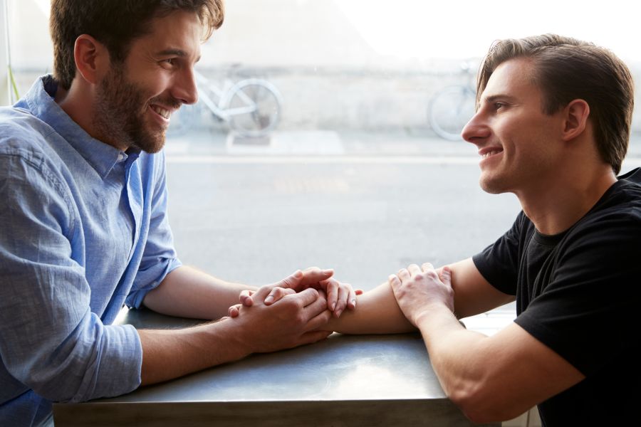 Gay Couple on a Date